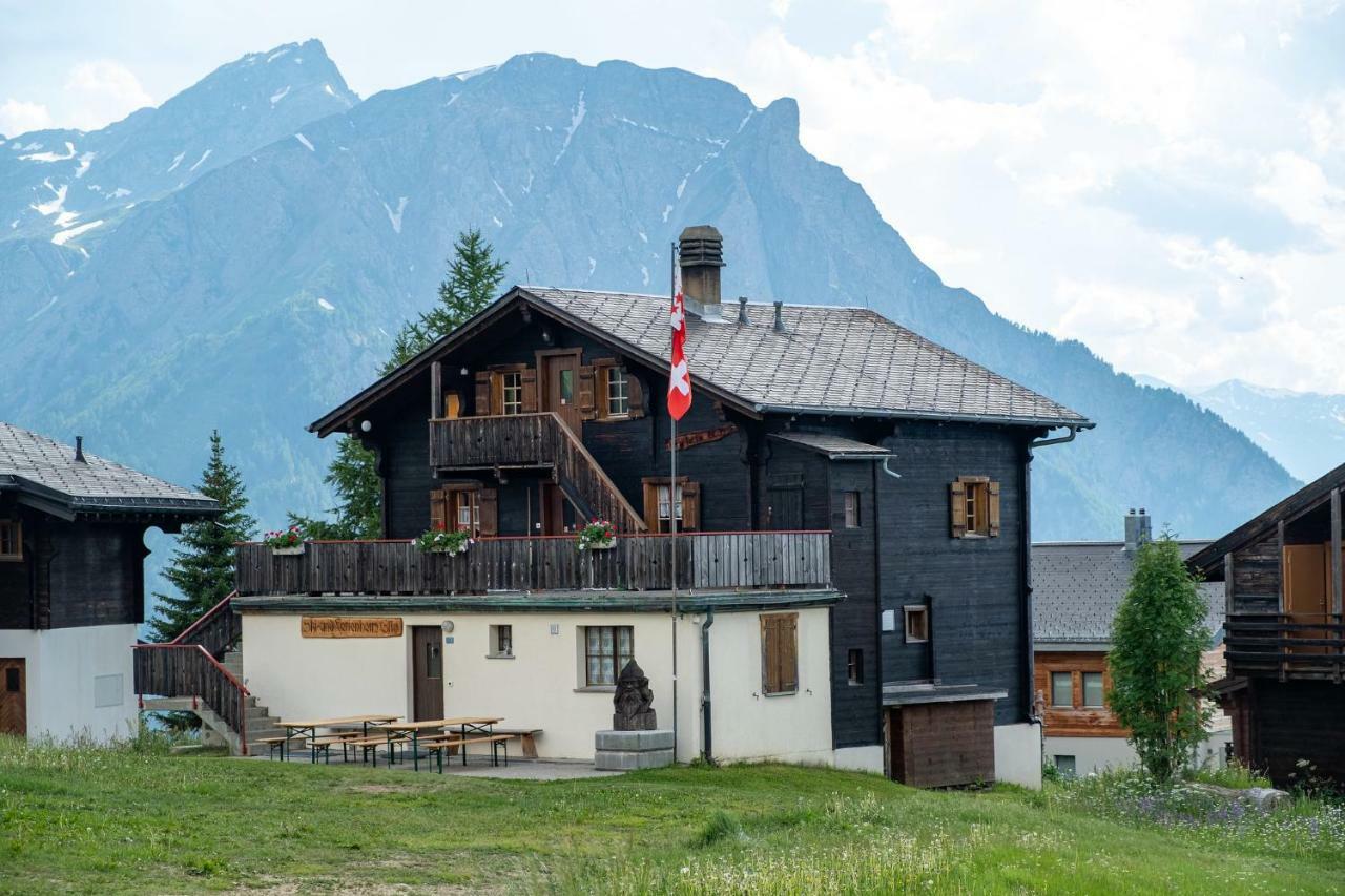 Gruppenhaus Im Walliser Alpstyle Rosswald 외부 사진